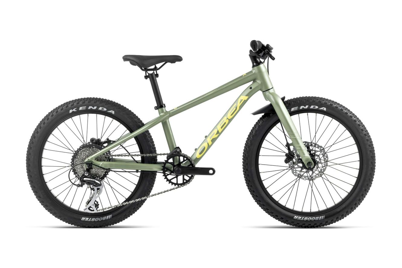 Orbea MX 20 TEAM DISC Diamant metallic green artichoke (matt) - yellow (matt), XS/S | (20")