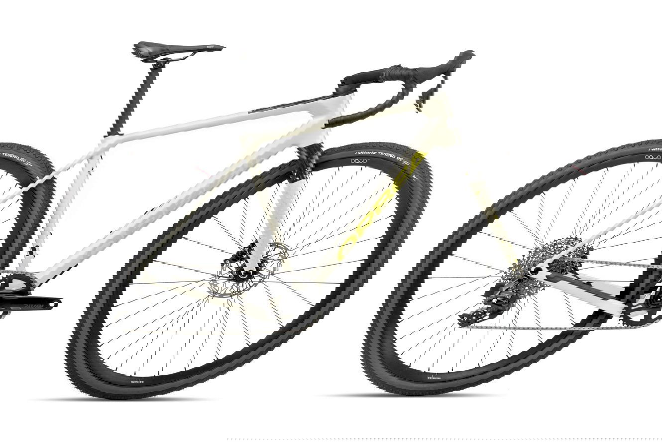 Orbea TERRA M31eTEAM 1X Diamant ivory white - spicy lime (gloss), M | (28")