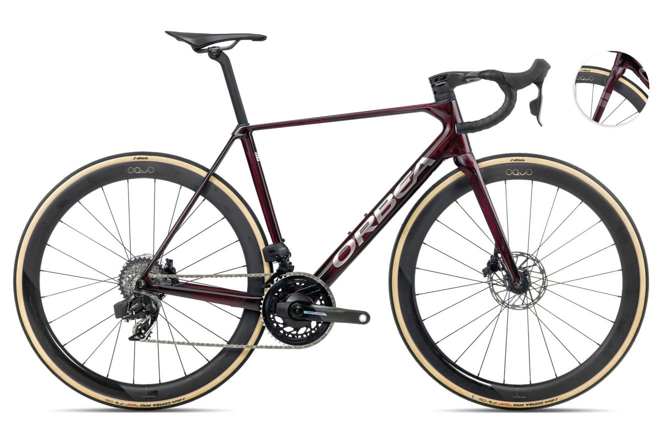 Orbea ORCA M21eLTD PWR Diamant wine red carbon view-titanium (gloss), 60 cm | (28")