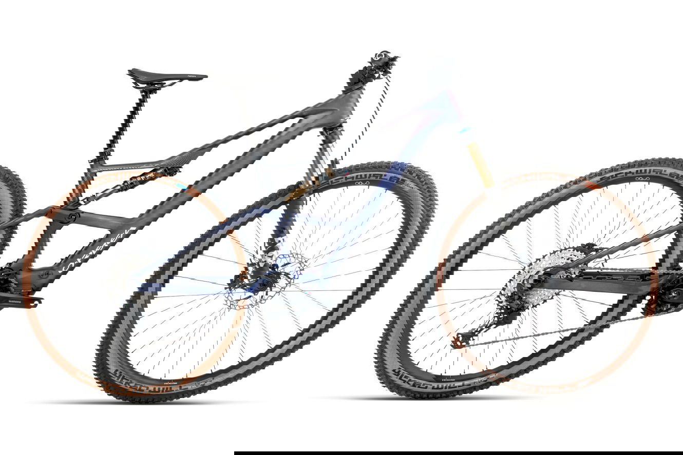 Orbea RISE SL M10 420W Diamant tanzanite carbon view - carbon raw (matt), L | (29")