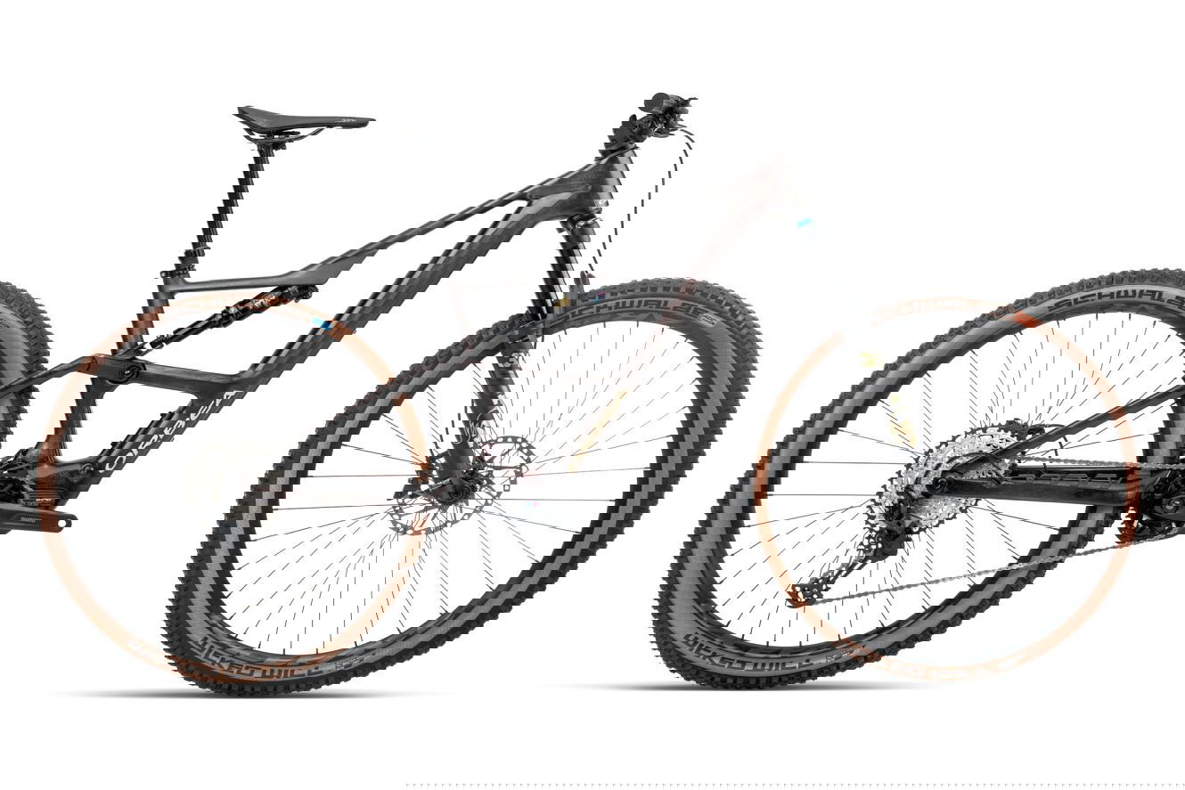 Orbea RISE SL M20 630W Diamant cosmic carbon view - golden sand (gloss), XL | (29")