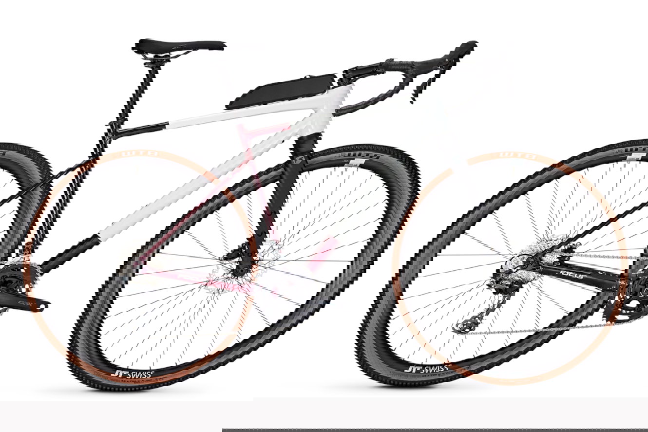 Focus ATLAS 6.8 Diamant white glossy / mahagonyred glossy, 60 cm | XL | (28"")