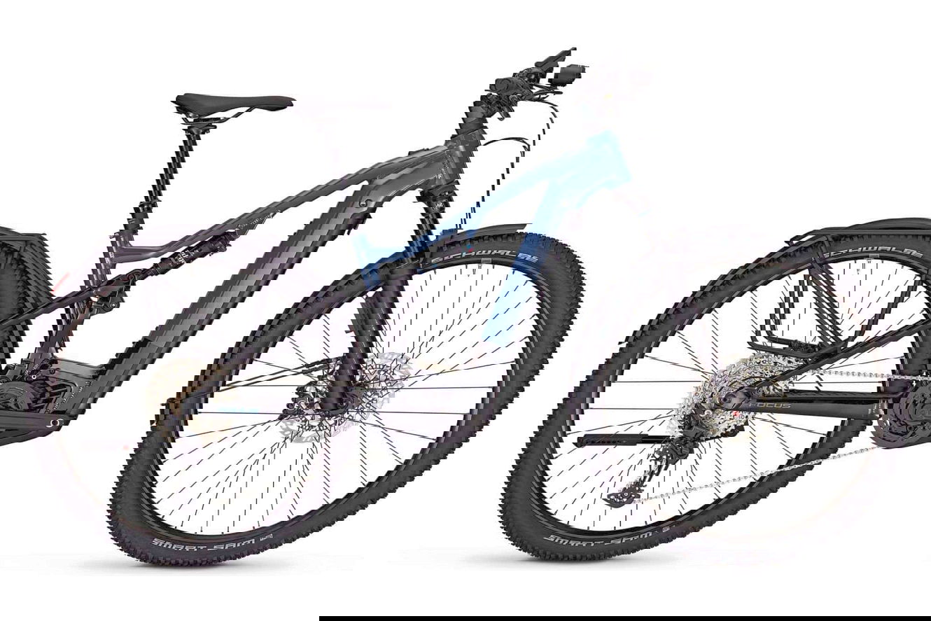 Focus THRON² 6.9 EQP ABS Diamant stoneblue glossy / magicblack glossy, 42 cm | M | (29")