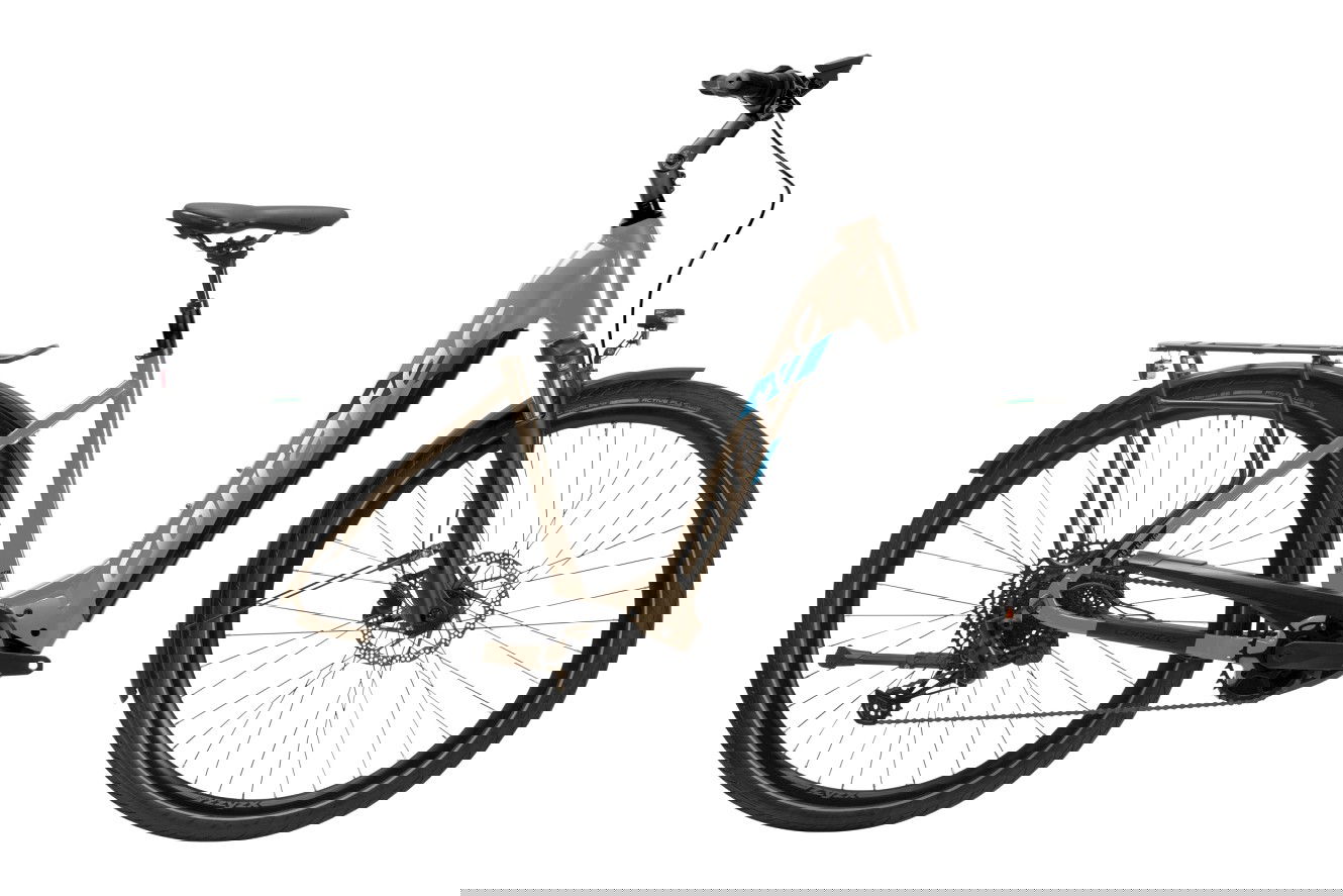 Corratec E-Power Trekking 28 SE 3.0 CX7 12S Wave metallic light sand/ dark blue/ silver/ black, 45 cm | (28")