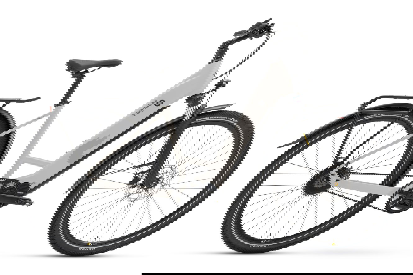 HEPHA City 7 Long Range Step Through mid grey, 45 cm | S | (27,5")