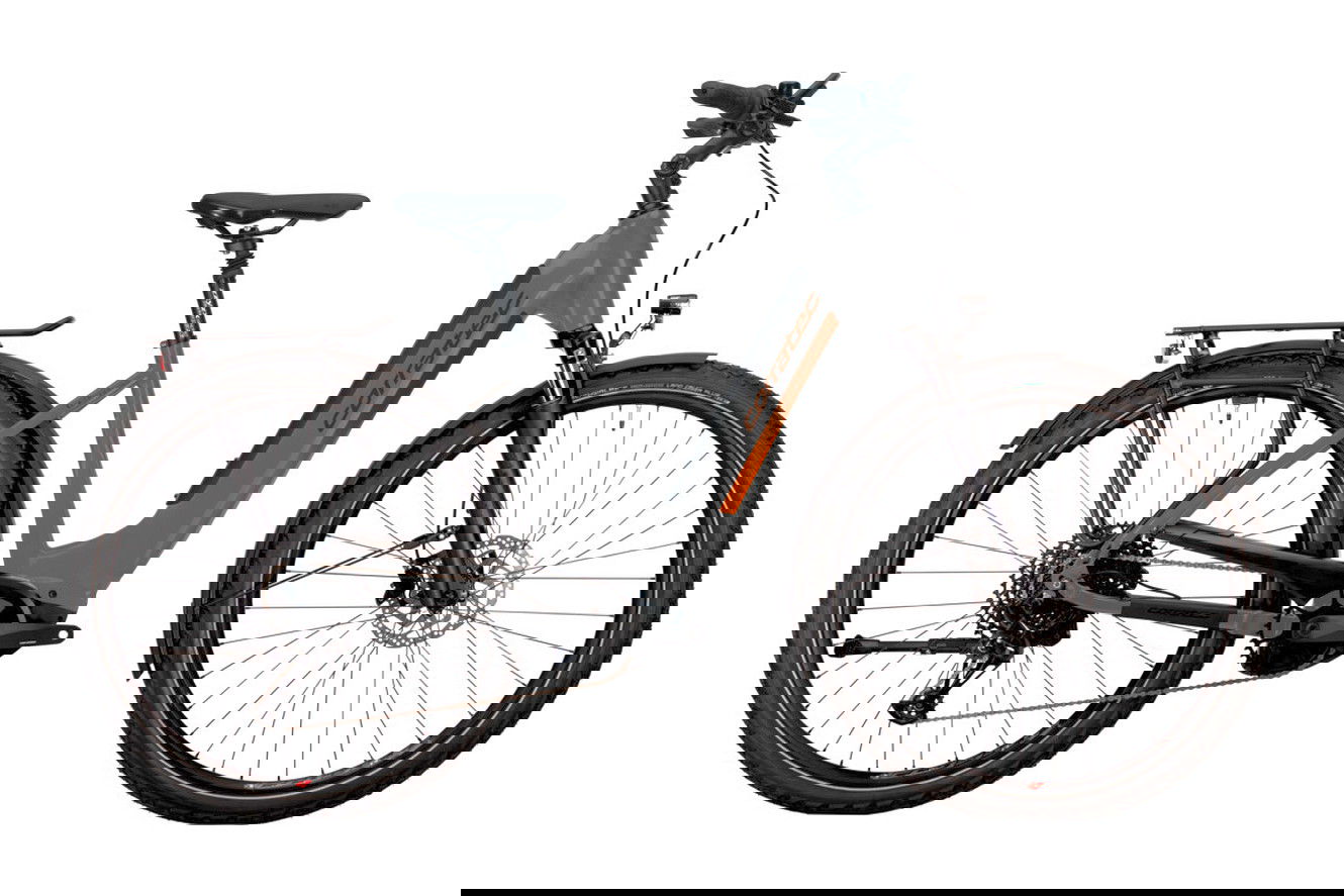 Corratec E-Power Trekking 28 CX8 12S Wave gold, dark red, orange, 45 cm | (28")