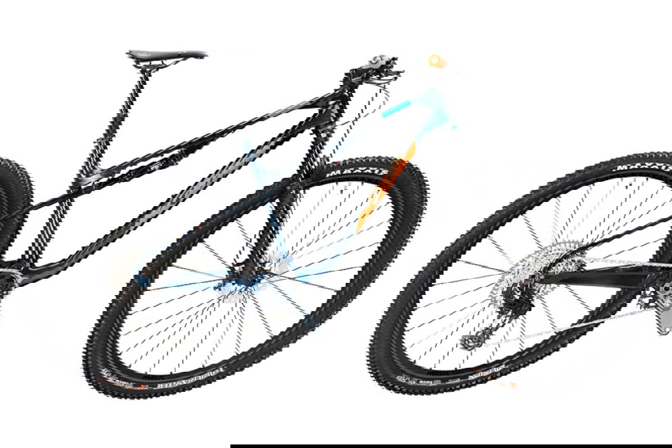 KTM SCARP MT MASTER EVO Diamant transp.blue on carbon (orange+blue+black sand), 43 cm | M | (29")