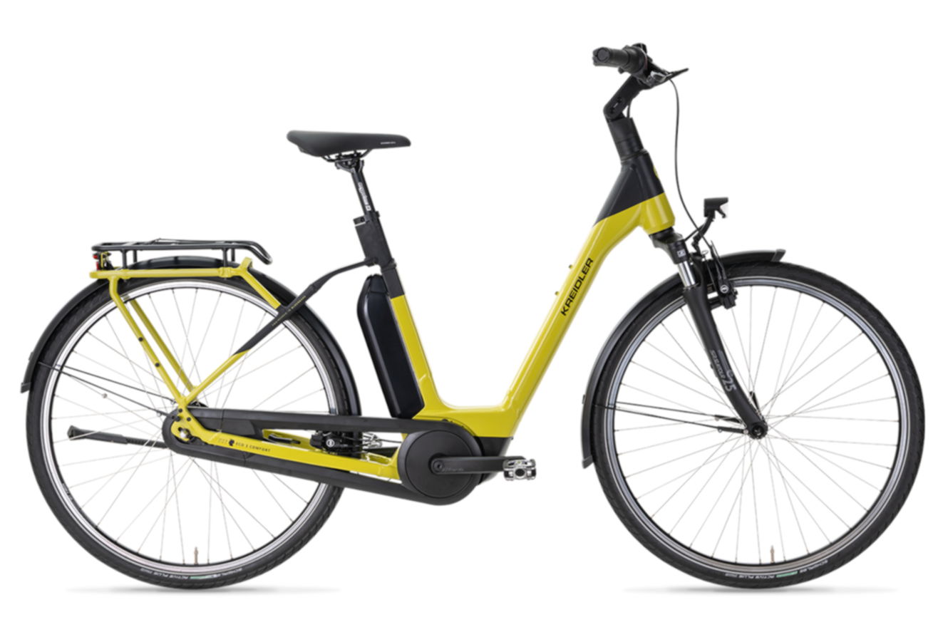 Kreidler Vitality Eco 3 Comfort Wave senfgrün, 51 cm | (28")