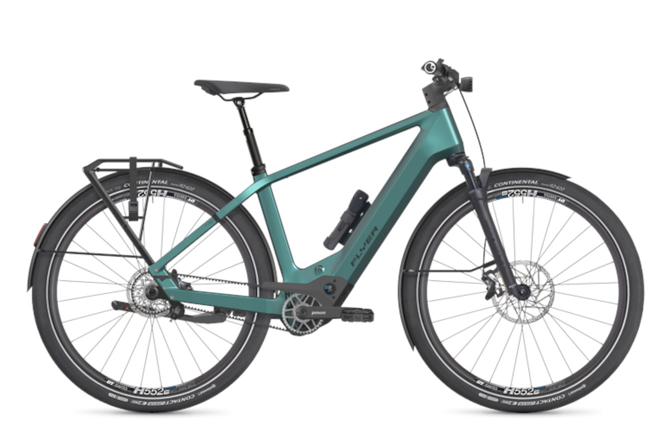 FLYER Upstreet TR:CF 7.63 Diamant jasper green satin, XL | (29")