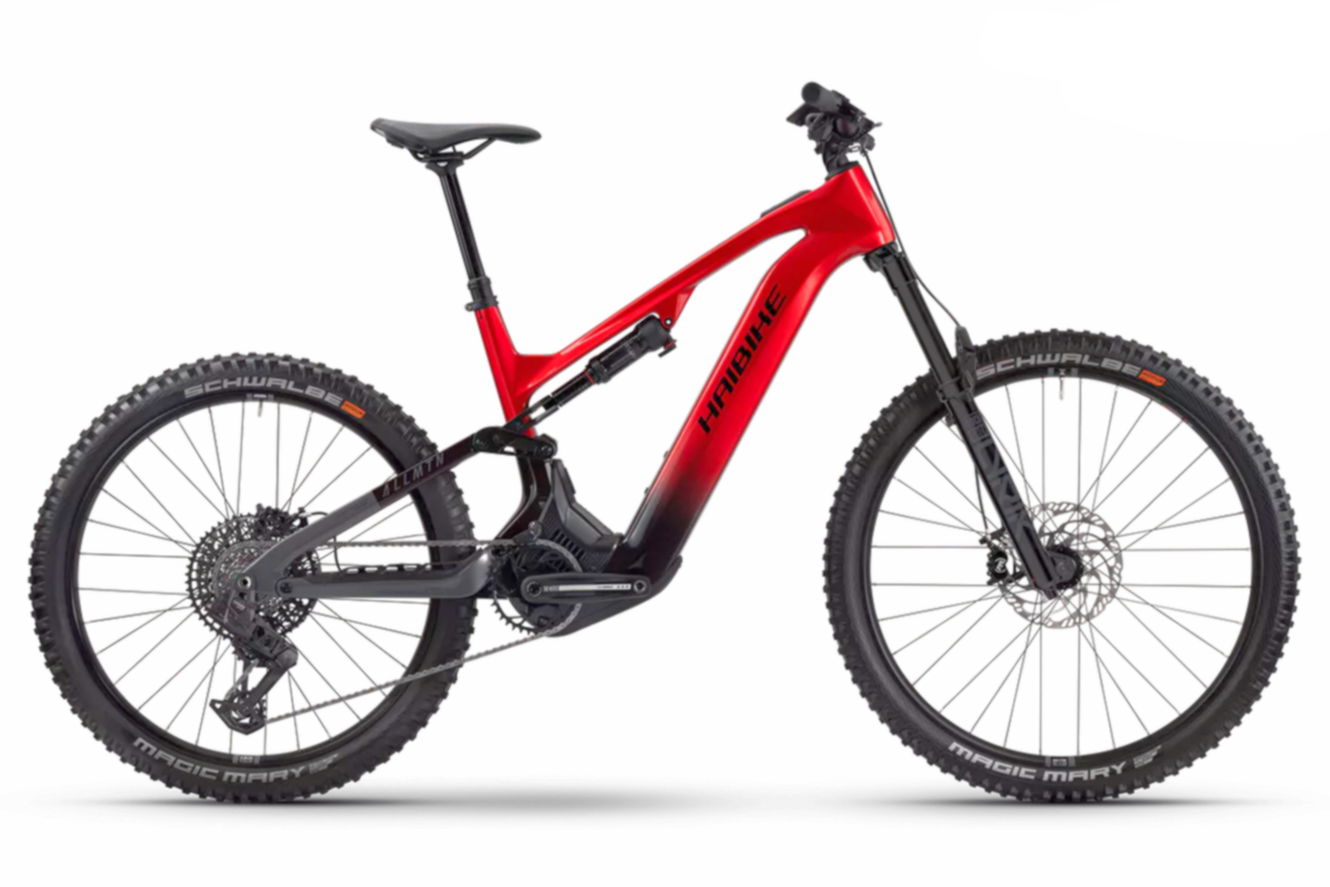 Haibike ALLMTN CF 9 High red/black/platinum glänzend, 43 cm | M | (29/27,5")