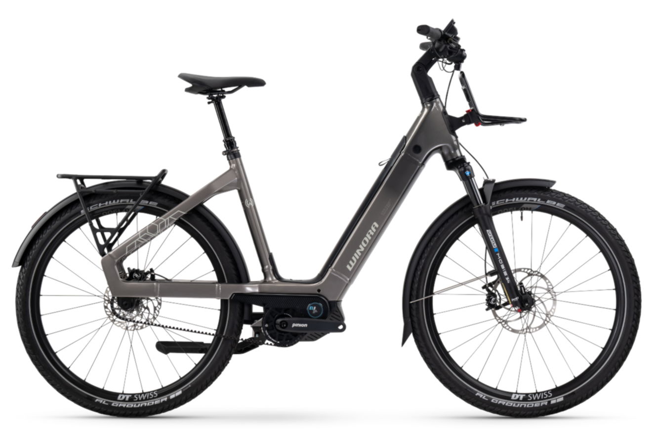 Winora Sinus AS Low traffic/night grey - gloss glänzend, 43 cm | (27,5")