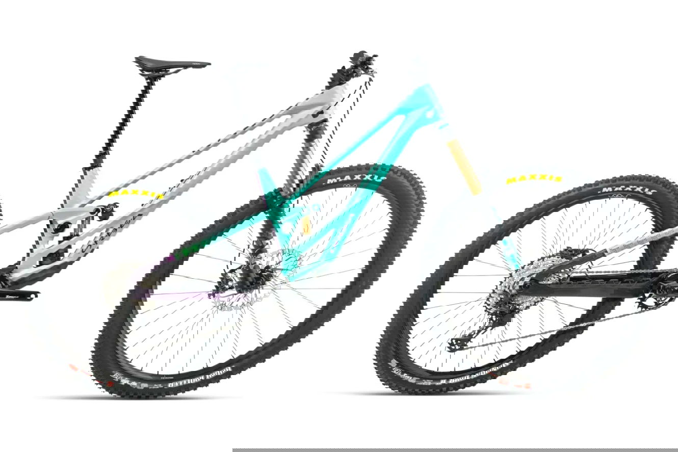 Orbea RALLON 450 E-TEAM Diamant aloha green - fantasy purple carbon view (gloss), L | (29/27,5")