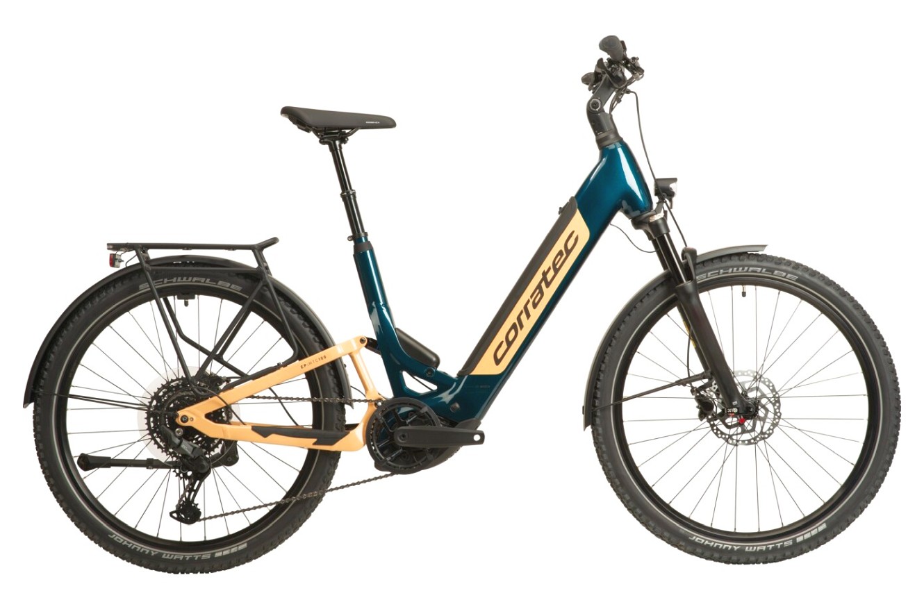 Corratec E-Power MTC 100 Wave CX6 Wave dark petrol / beige / anthracite, M | (27,5")