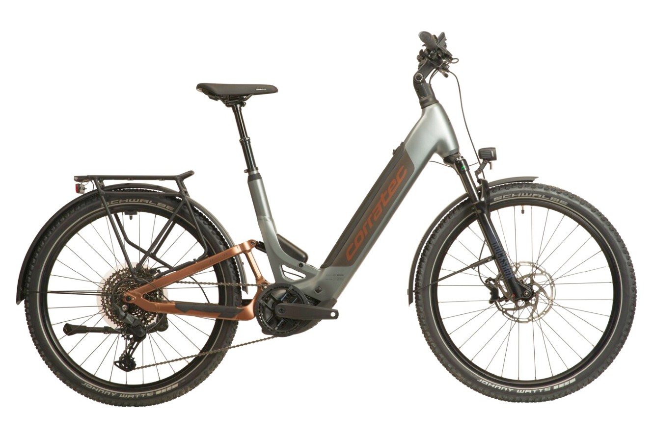 Corratec E-Power MTC 100 Wave CX8 Wave dark silver / bronze / black, L | (27,5")