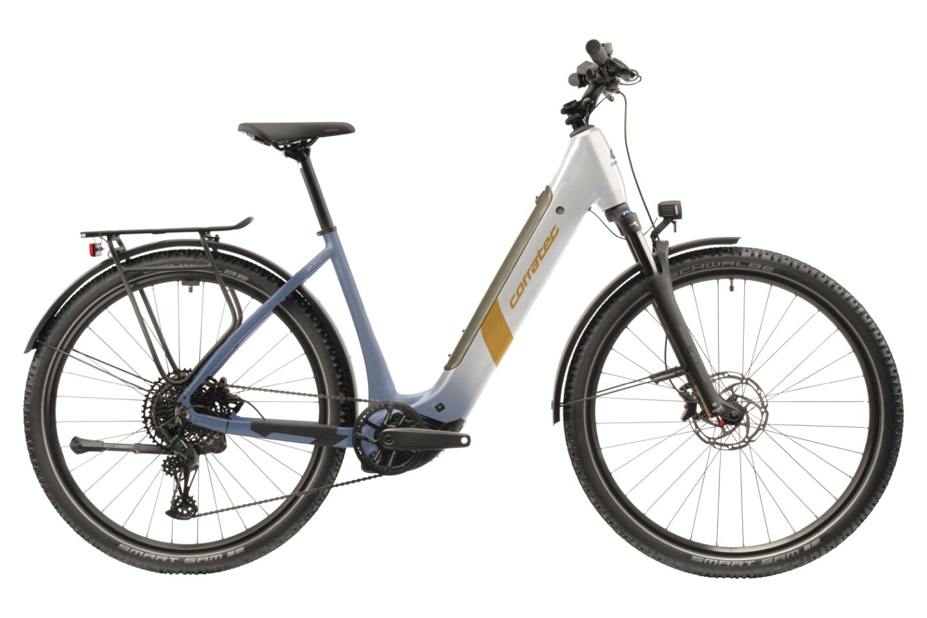 Corratec E-Power MTC Elite CX8 Wave Wave white / dark silver / dark beige, L | (27,5")