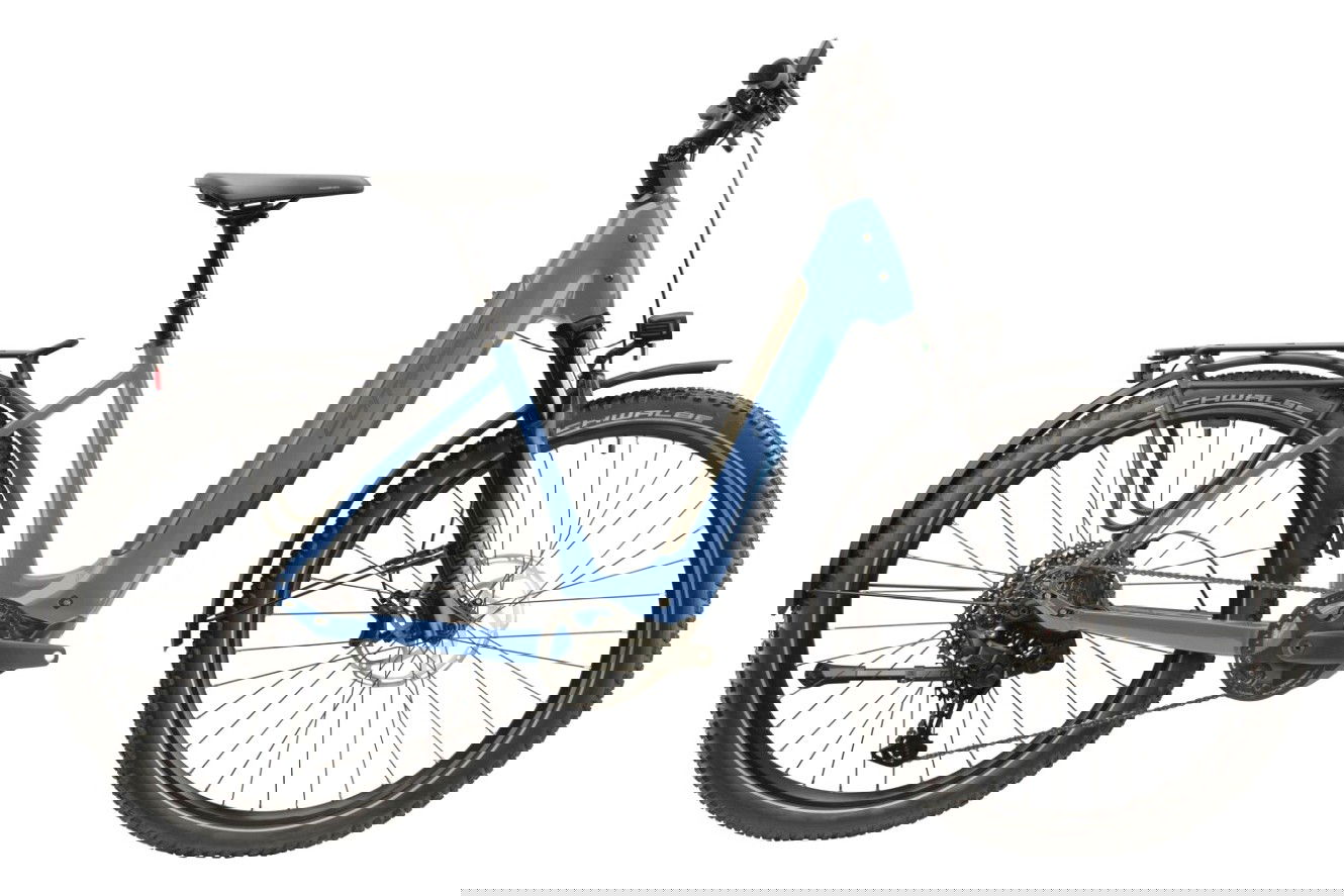 Corratec E-Power Trekking 28 P6 8S Wave Wave blue silver / dark blue-grey, S | (28")