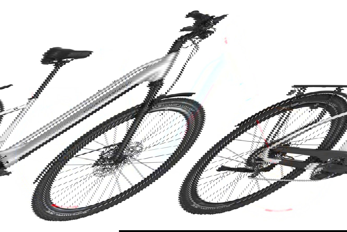 Corratec Life CX6 Classic Enviolo Wave silver / red / grey, 53 cm | (27,5")