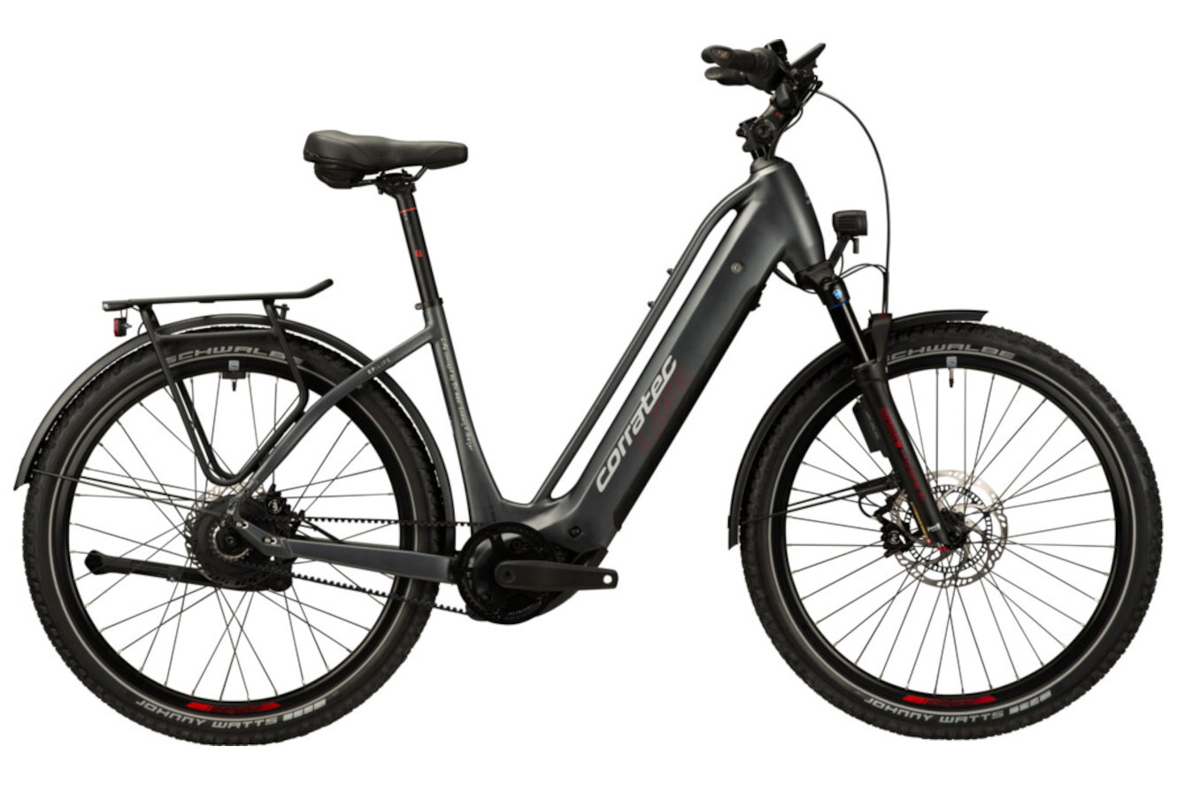 Corratec Life CX8 Belt Wave dark grey / silver / red, 57 cm | (27,5")