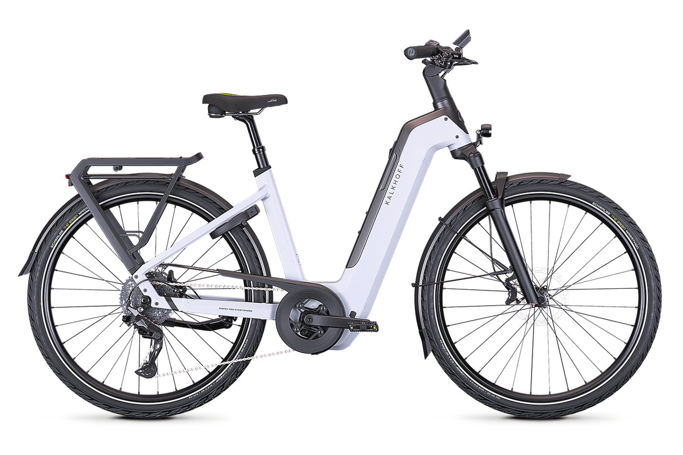 Kalkhoff ENDEAVOUR 5+ ADVANCE Wave offwhite / diamondblack matt, 53 cm | L | (29")
