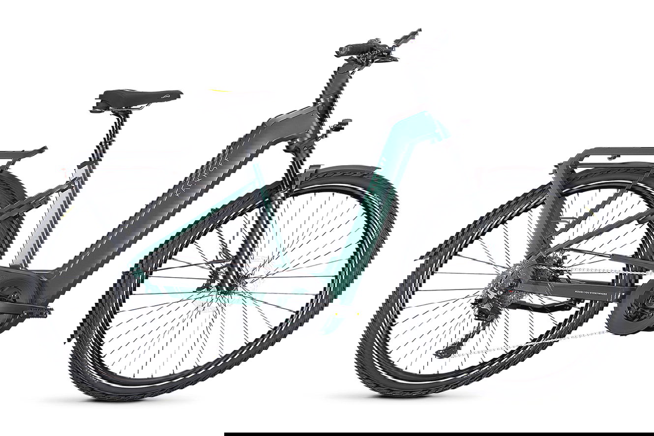 Kalkhoff ENDEAVOUR 5+ ADVANCE Wave techgreen / diamondblack glossy, 48 cm | M | (29")