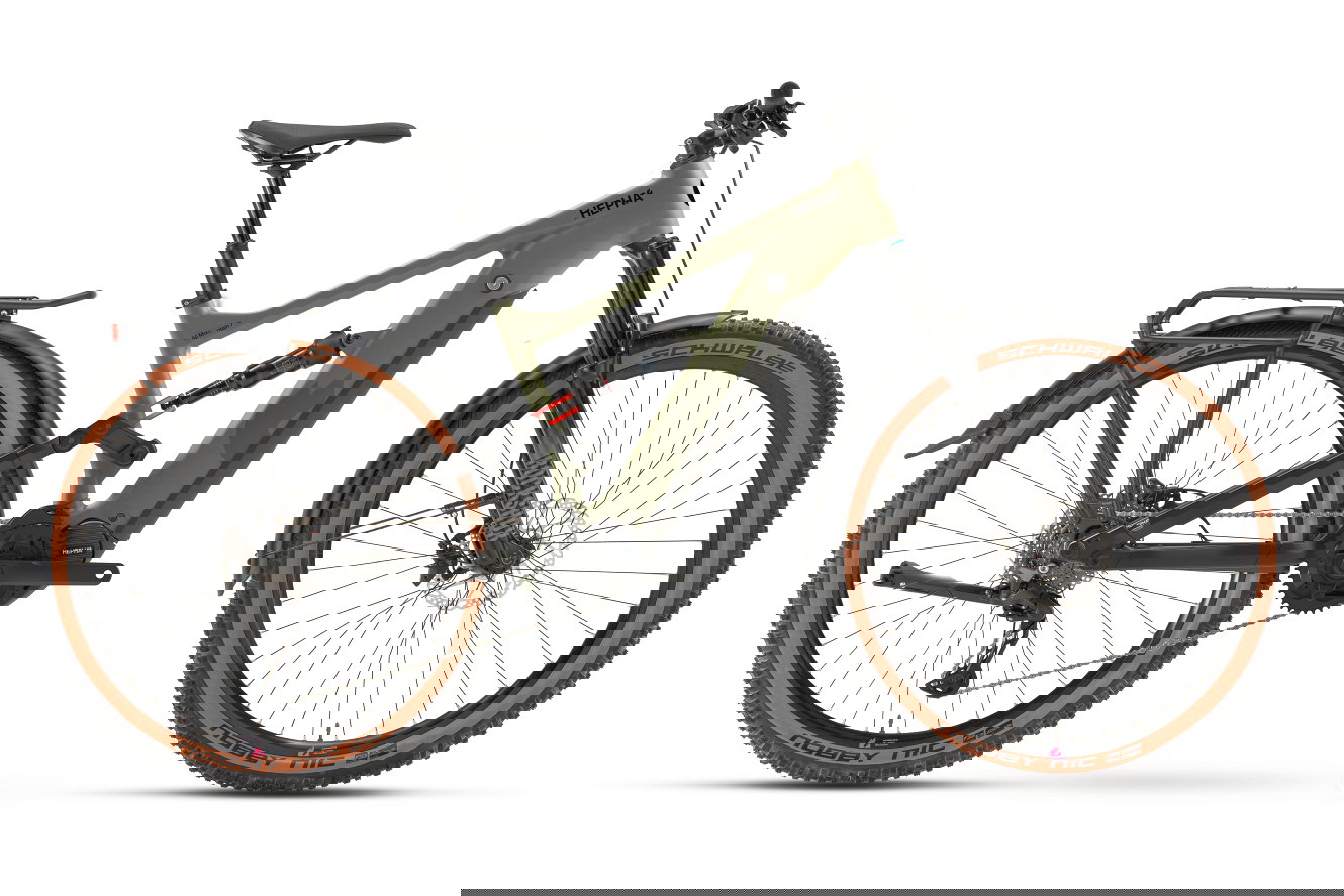 HEPHA All Mountain 7 Alloy Long Range SUV High Step dark olive, 44 cm | M | (29")