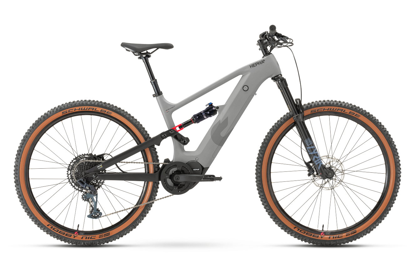 HEPHA All Mountain 7 Carbon Ultra High Step grey, 48 cm | L | (29")