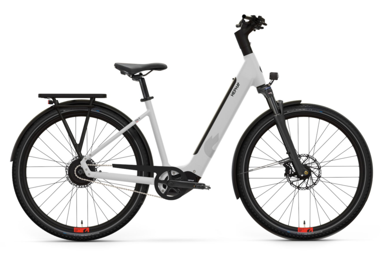 HEPHA City 8 Long Range Low Step light grey, 50 cm | L | (28")
