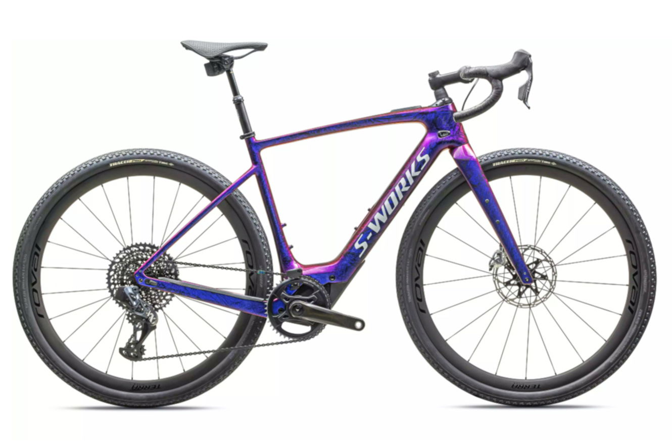 Specialized S-Works Turbo Creo 2 Diamant gloss carbon / red to blue pearl strata / satin liquid silver, 49 cm | (28")