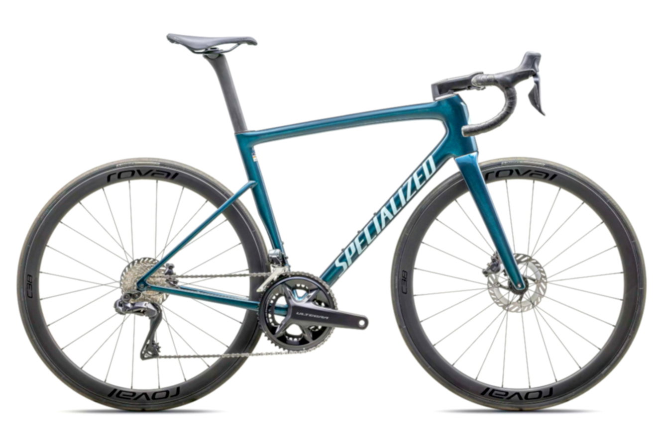 Specialized Tarmac SL8 Expert Diamant gloss deep lake metallic / green pearl over seafoam, 54 cm | (28")