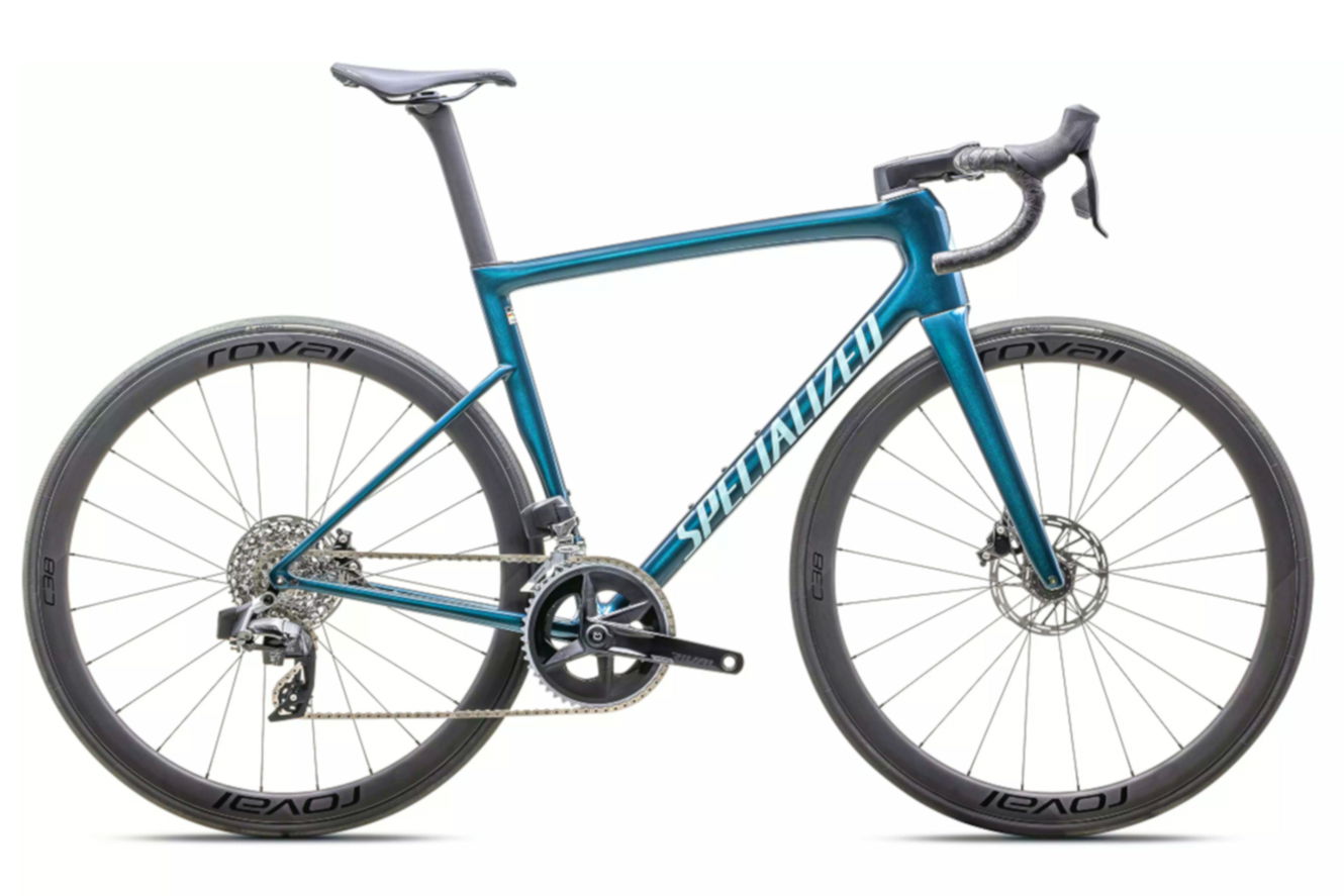 Specialized Tarmac SL8 Expert Diamant gloss deep lake metallic / green pearl over seafoam, 54 cm | (28")