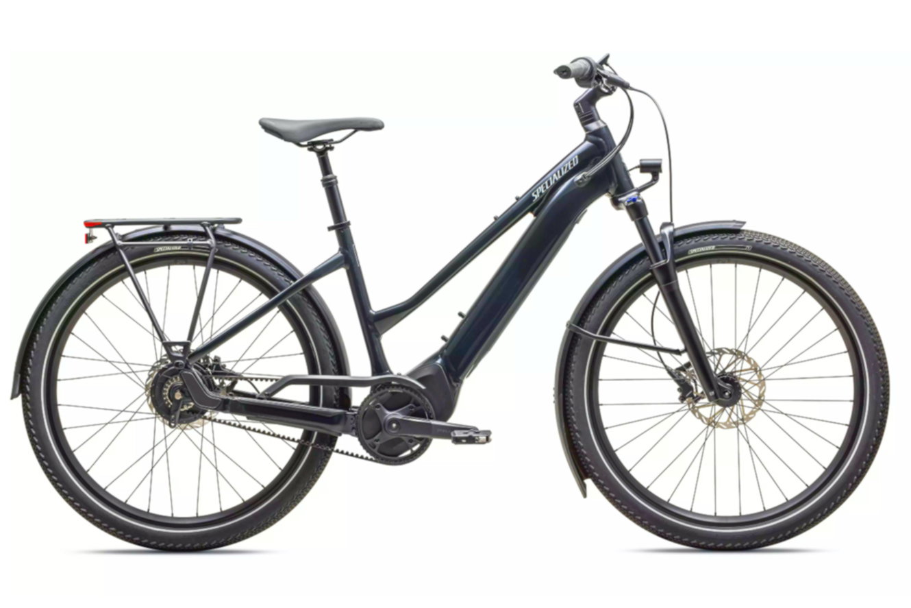 Specialized Turbo Vado 4.0 IGH Step-Through Trapez gloss castblack / satin silver reflective, S | (27,5")