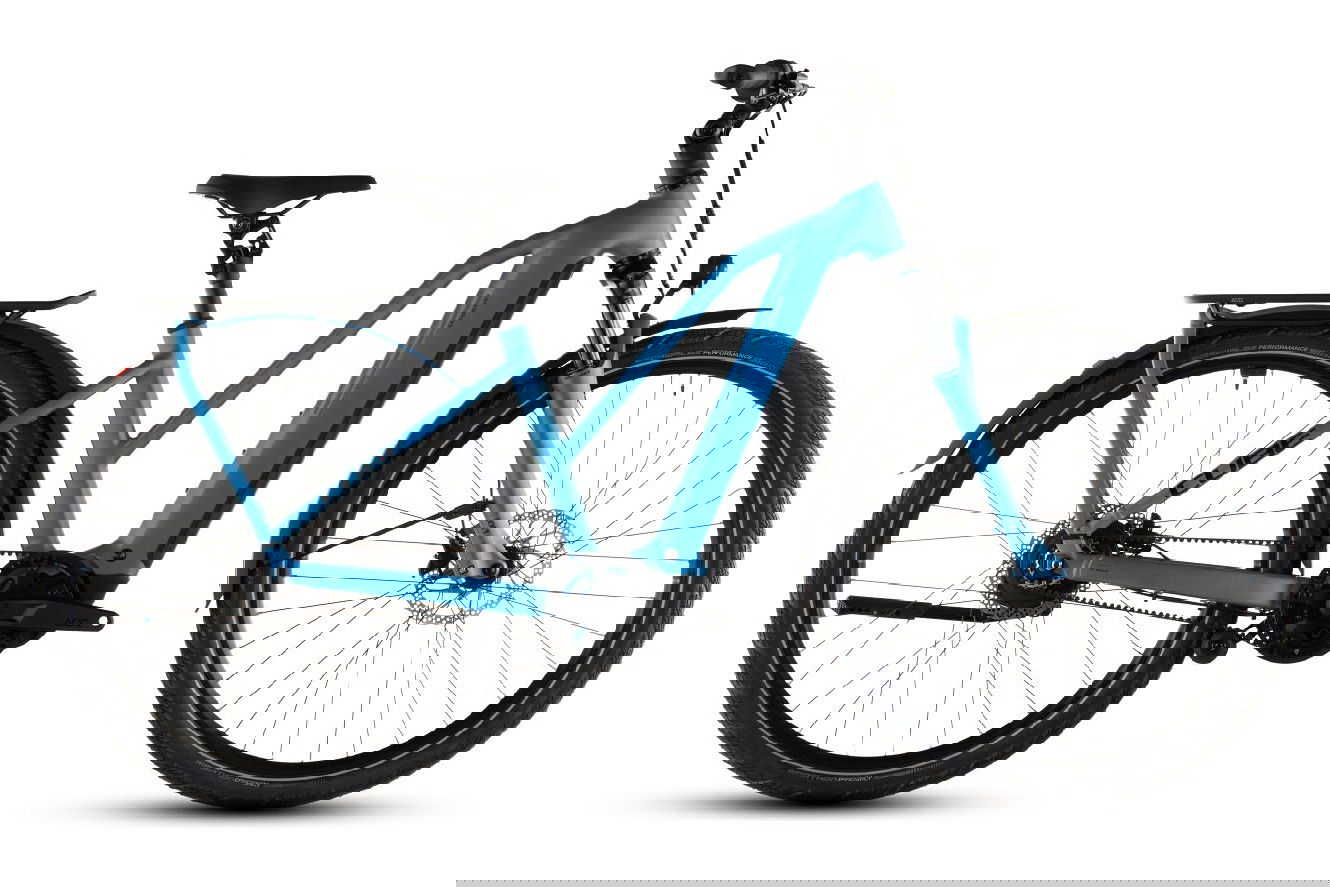 CUBE Kathmandu Hybrid Comfort Pro 800 Trapez azure´n´black, 50 cm | (28")