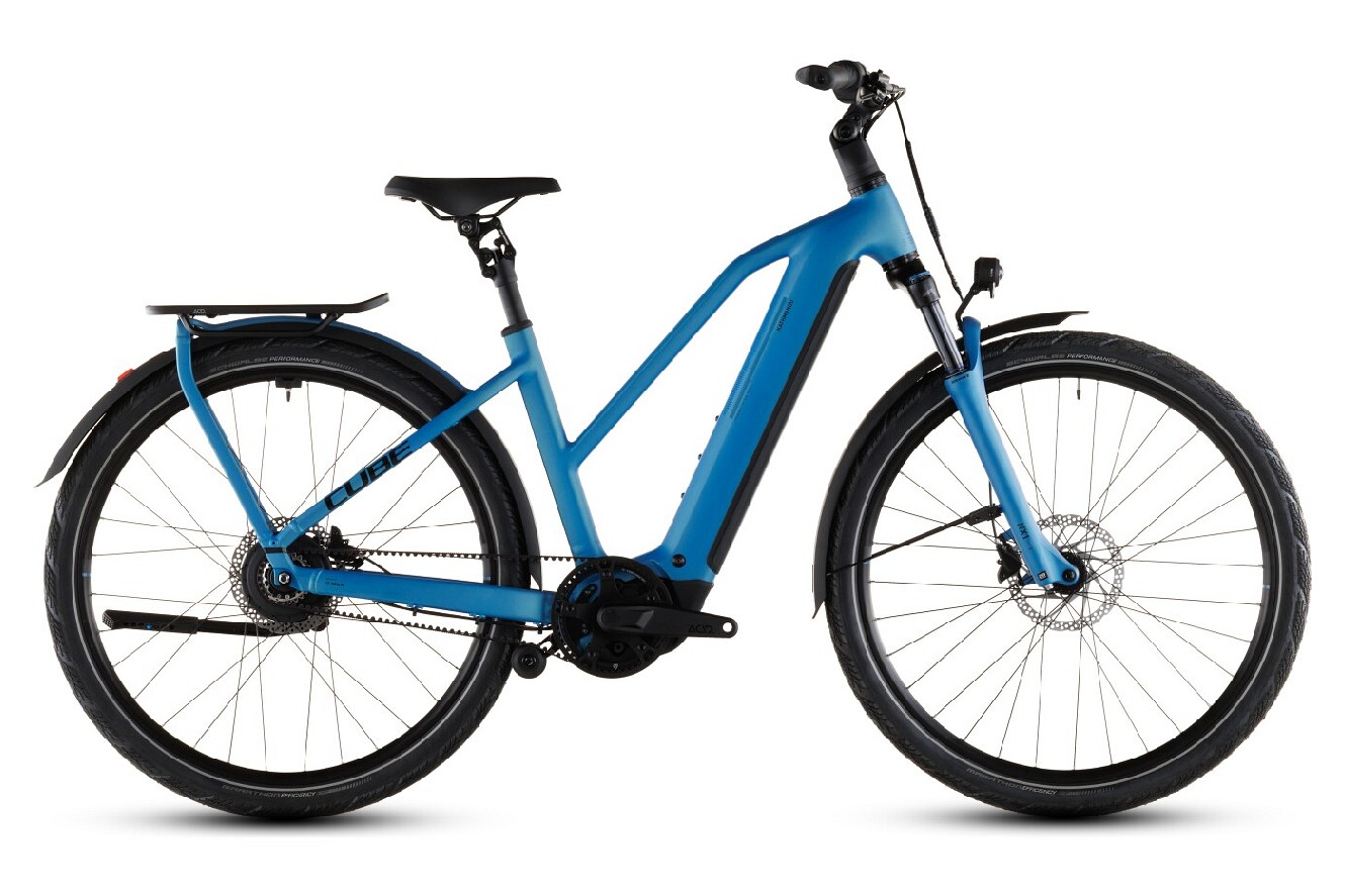 CUBE Kathmandu Hybrid Comfort Pro 800 Trapez azure´n´black, 54 cm | (28")