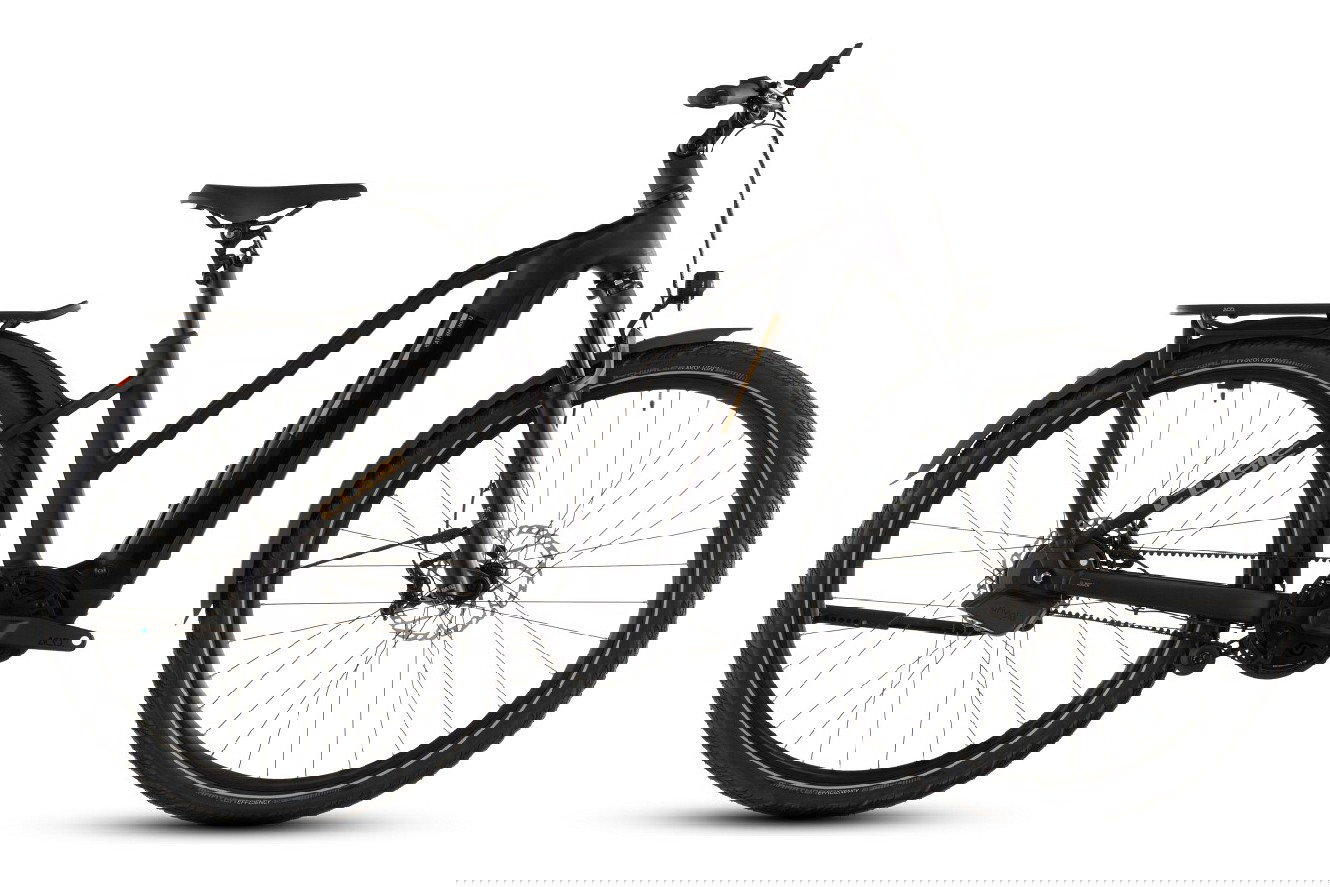 CUBE Kathmandu Hybrid Comfort SLX 800 Trapez solareclipse´n´gold, 58 cm | (28")