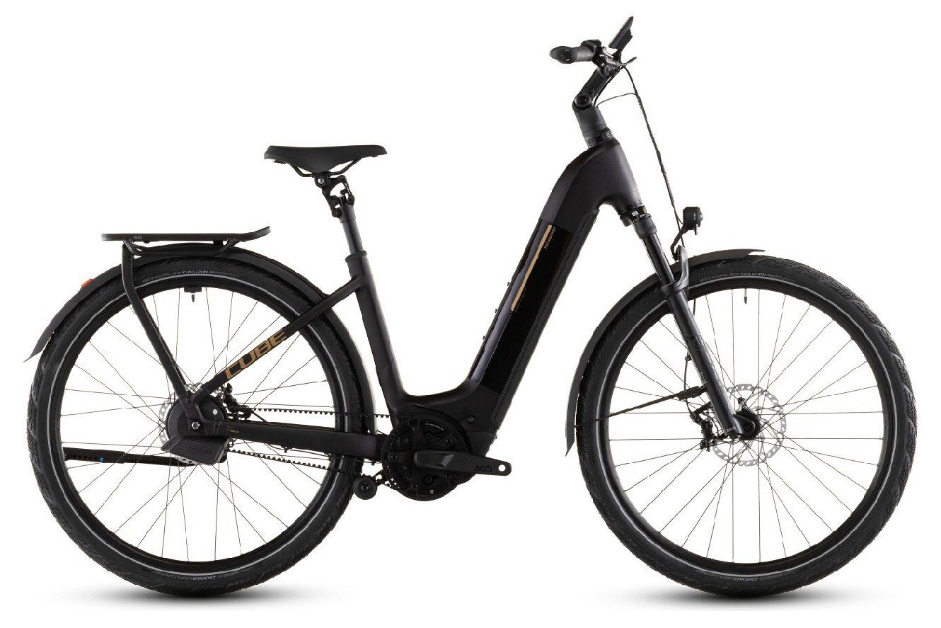 CUBE Kathmandu Hybrid Comfort SLX 800 Wave solareclipse´n´gold, 62 cm | (28")