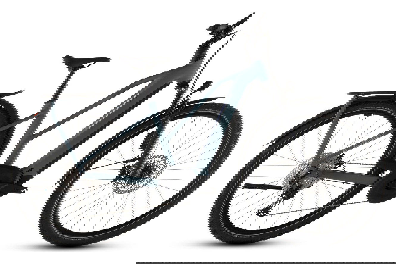 CUBE Kathmandu Hybrid EXC 800 Trapez smaragdgrey´n´prism, 46 cm | (28")