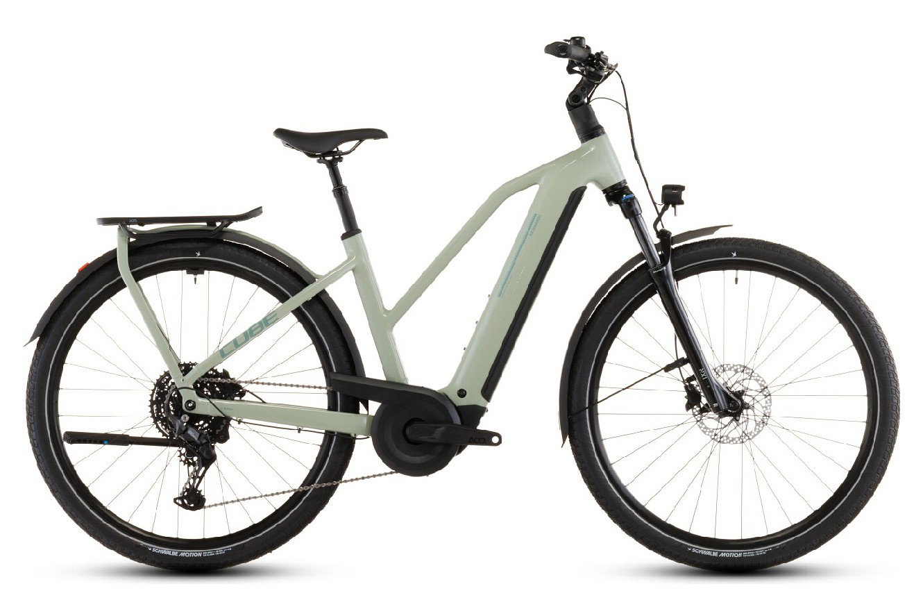 CUBE Kathmandu Hybrid ONE 800 Trapez pea´n´green, 46 cm | (28")