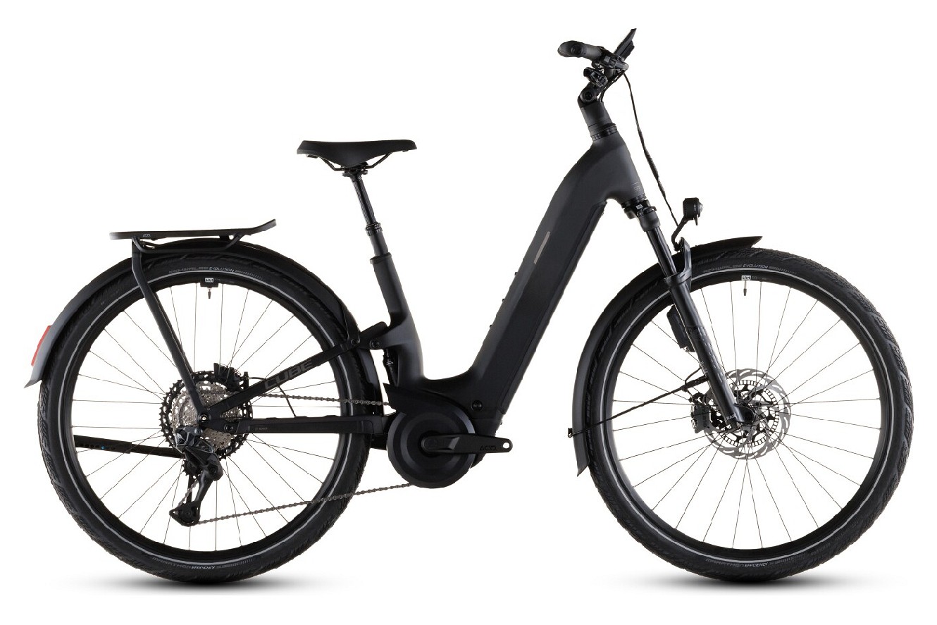 CUBE Kathmandu Hybrid ONE11 HPC SLT 800 Wave carbon´n´silverdust, 50 cm | (28")