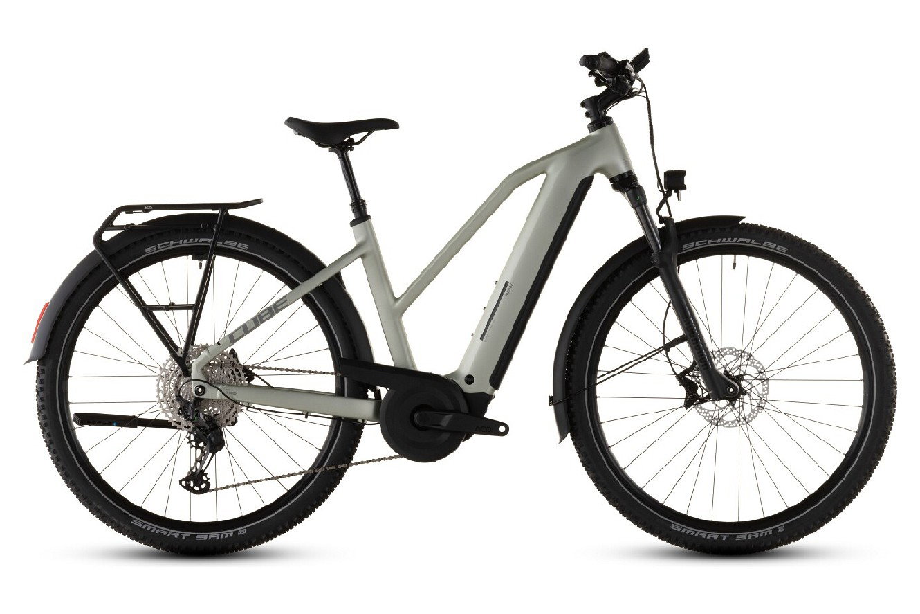 CUBE Nuride Hybrid EXC 800 Trapez lemongrass´n´reflex, 46 cm | (29")