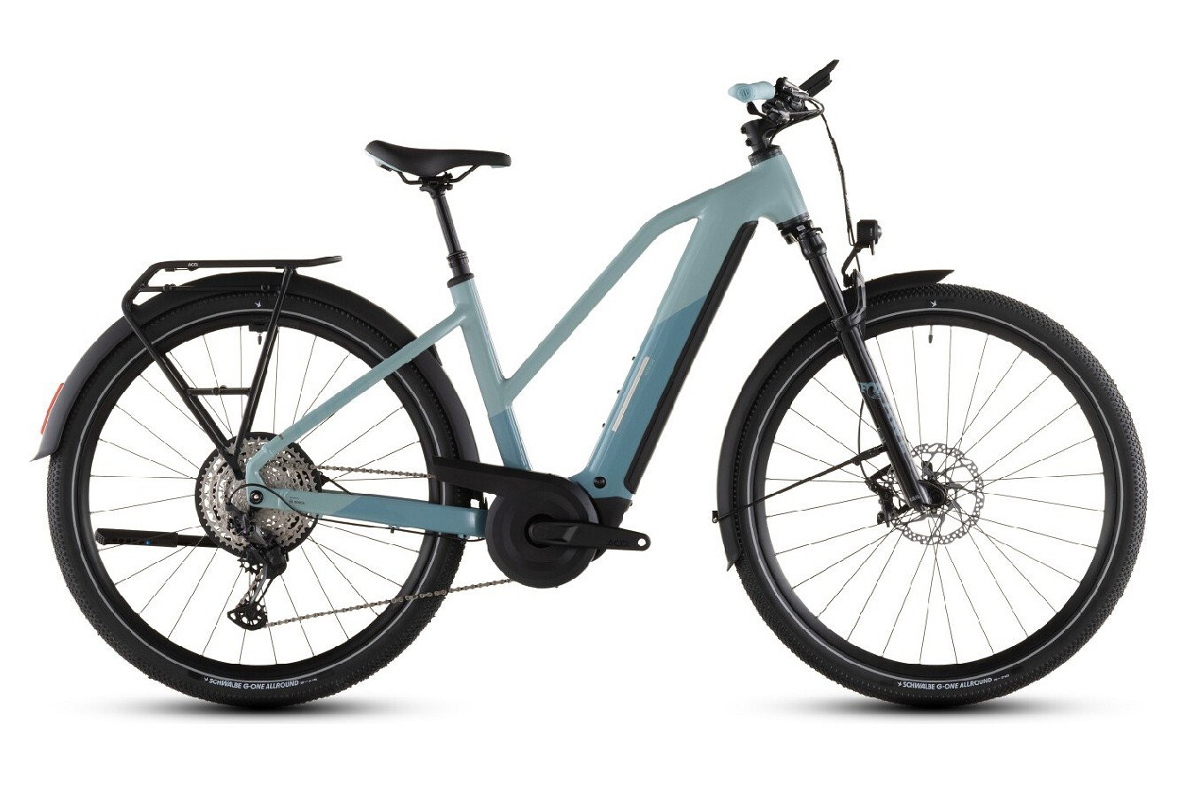 CUBE Nuride Hybrid SLX 800 Trapez skylight´n´arubablue, 46 cm | (29")