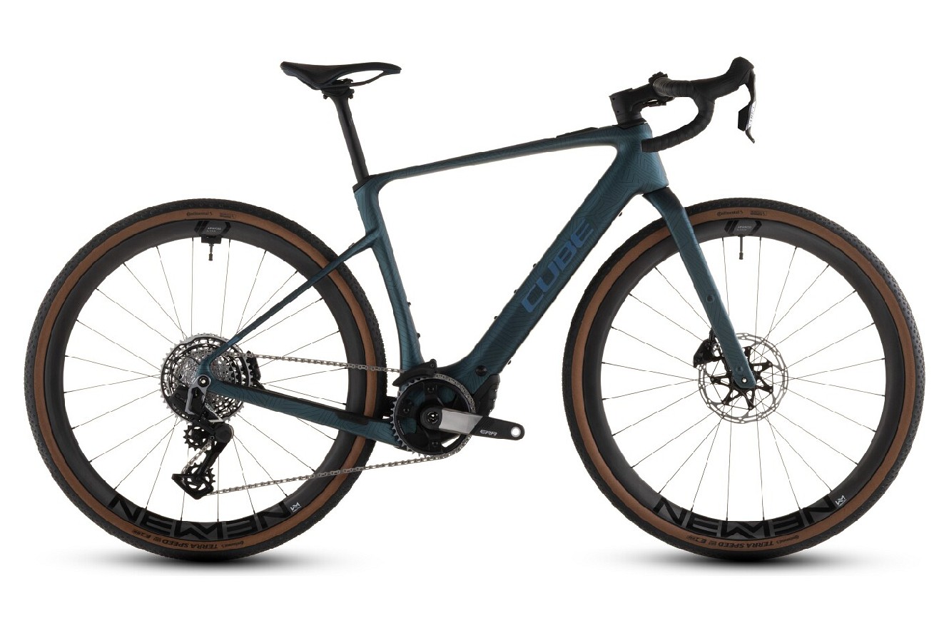CUBE Nuroad Hybrid C:62 SLT 400X Diamant royalgreen´n´crisscross, S | (28")