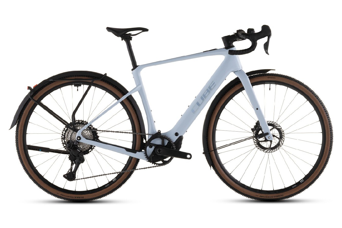 CUBE Nuroad Hybrid C:62 SLX 400X FE Diamant iceblue´n´prism, XS | (28")