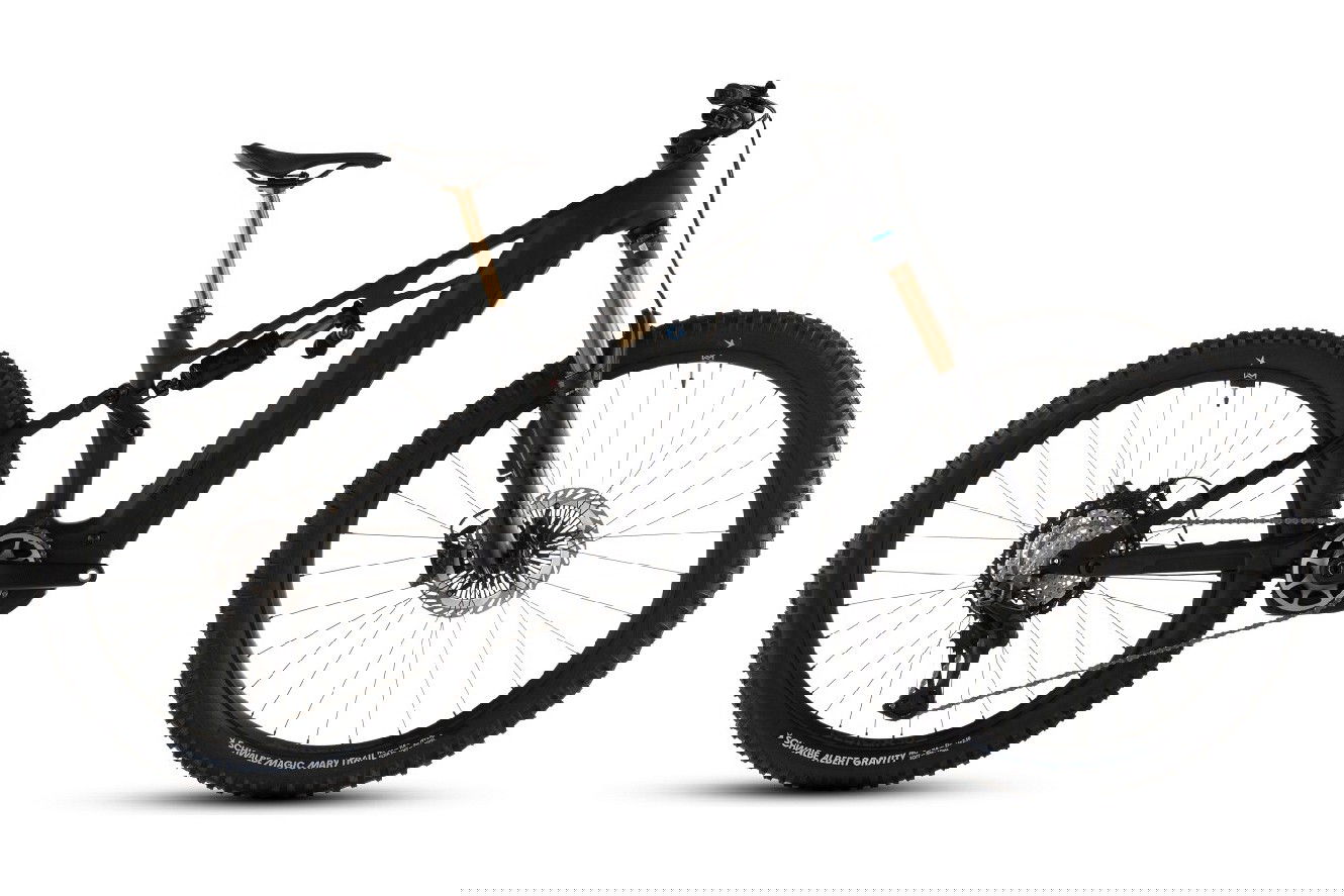 CUBE Stereo Hybrid ONE77 HPC AT 800 Diamant carbon´n´gold, S | (29")