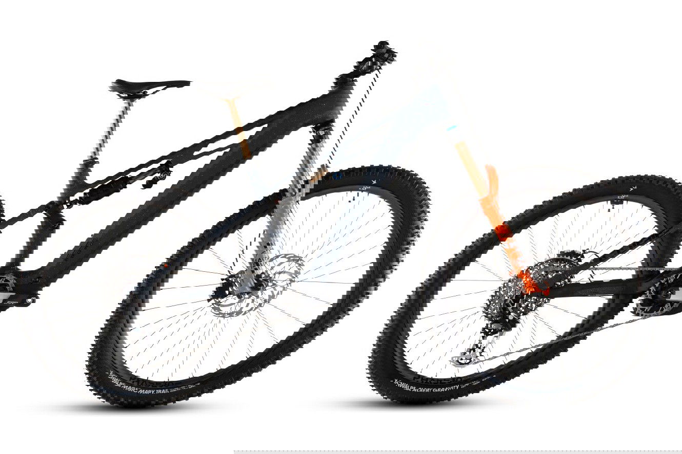 CUBE Stereo Hybrid ONE77 HPC SLT 800 Diamant galaxy´n´orange, S | (29/27,5")