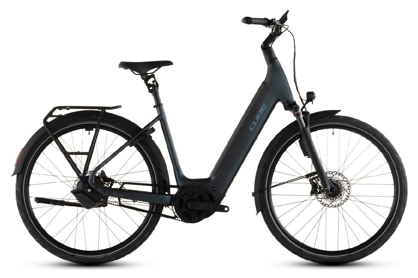CUBE Supreme Hybrid Deluxe SLT 600 Wave metalblue´n´reflex, 58 cm | (28")
