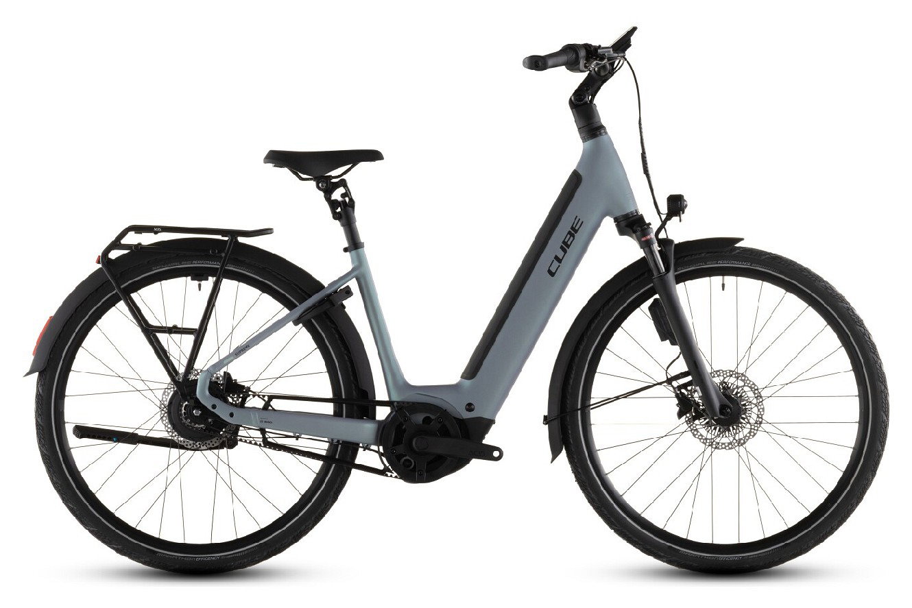 hollandrad zoll 26 Altec Dutch 3 Gang Shimano Nexus Schwarz matt mit F – Fischer EM 1725 E-Bike snorkel set Zubehörgröße:L