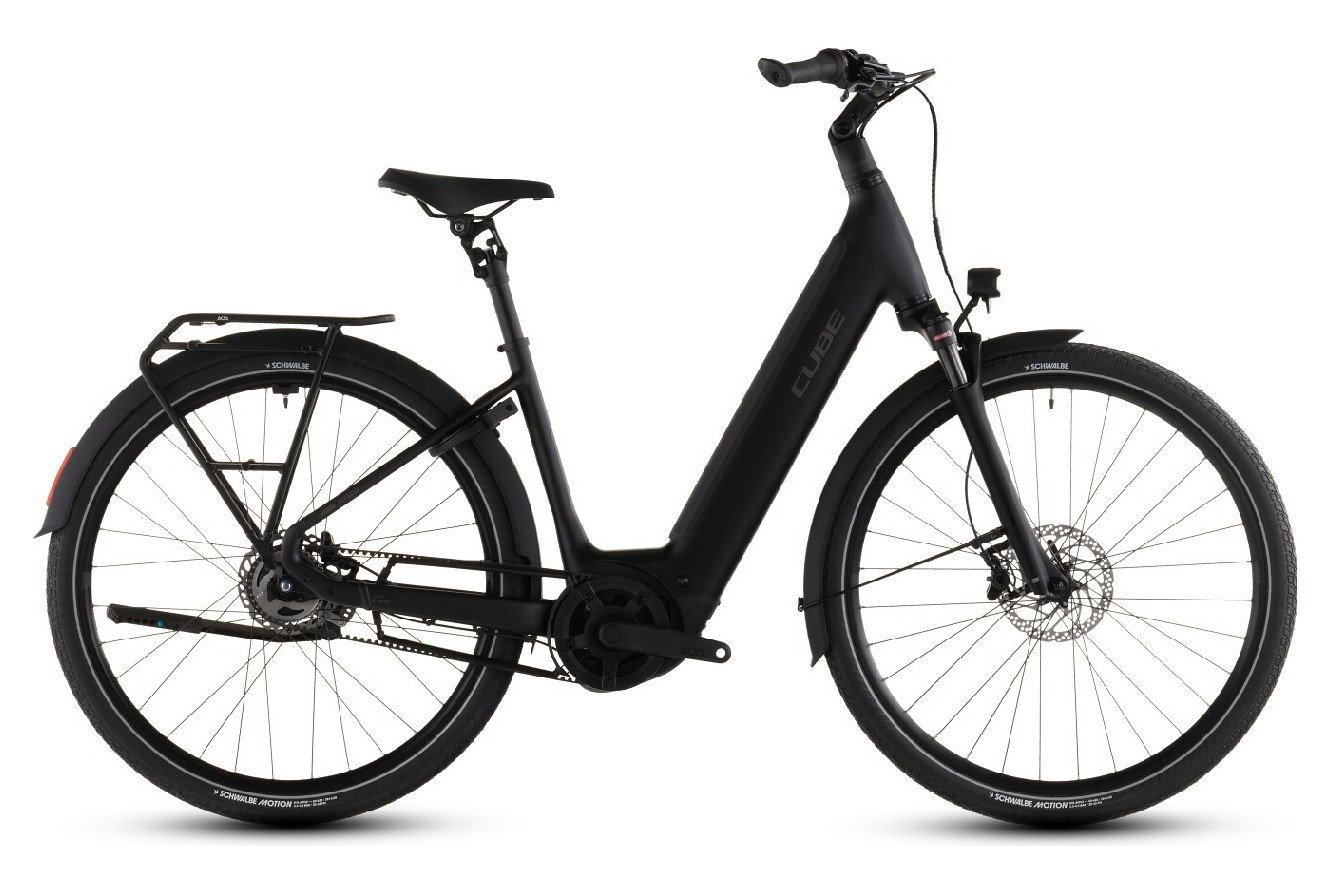 CUBE Supreme RT Hybrid Deluxe EX 600 Wave black´n´chrome, 54 cm | (28")