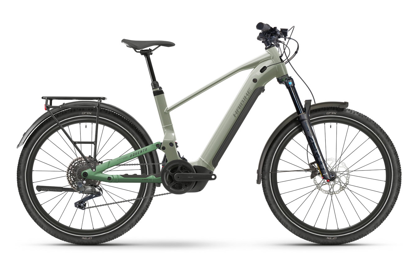 Haibike ADVENTR 4 High grey/bamboo green matt/glänzend, 45 cm | M | (27,5")