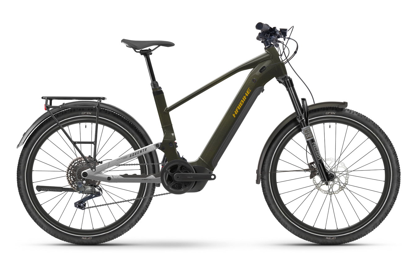 Haibike ADVENTR 6 High sparkling black/platinum chrome glänzend, 43 cm | S | (27,5")