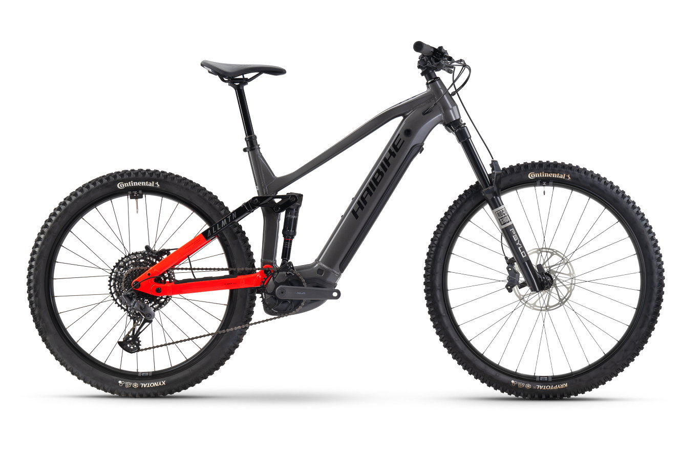 Haibike ALLMTN 4 High silver/red/black glänzend, 47 cm | L | (29/27,5")